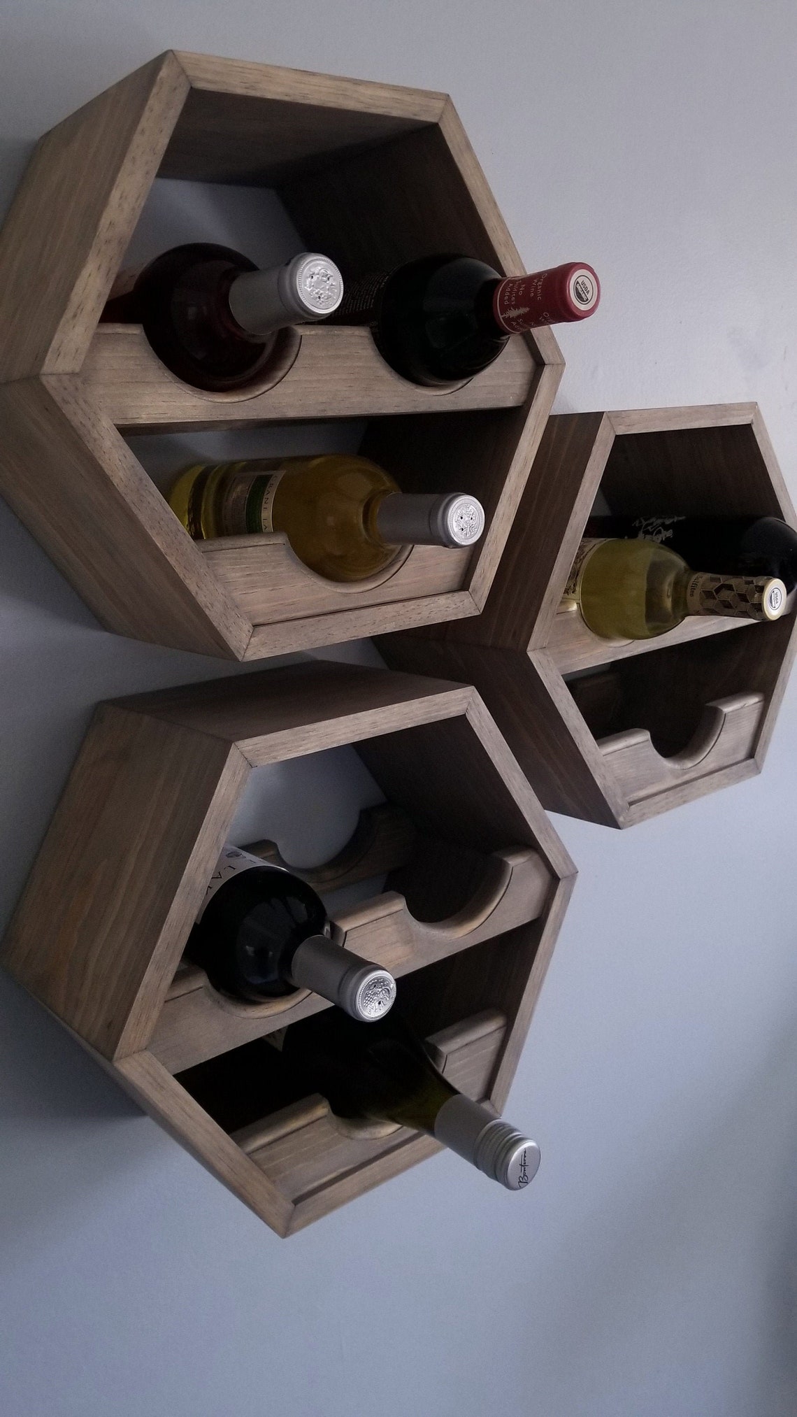 Wood Wine Rack Kitchen Décor Wine Storage Etsy