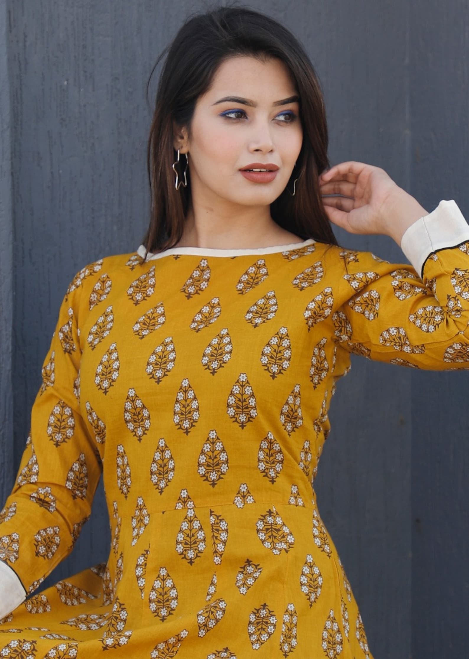 cotton daily wear gown
