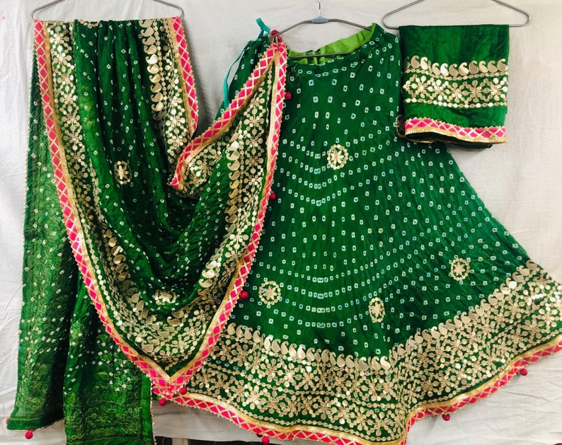 Indian Handmade Multicolor Lehenga Choli Dupatta Set Ethnic | Etsy