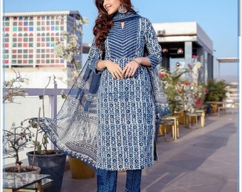 Kurta Kurti Pant Set - Etsy Australia