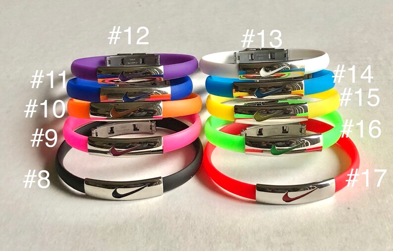 Nike Sport Baller Band Silicone Rubber Bracelet Wristband Cuff Etsy