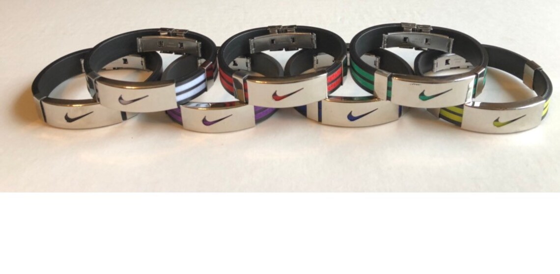 Nike Sport Baller Band Silicone Rubber Bracelet Wristband Cuff Etsy