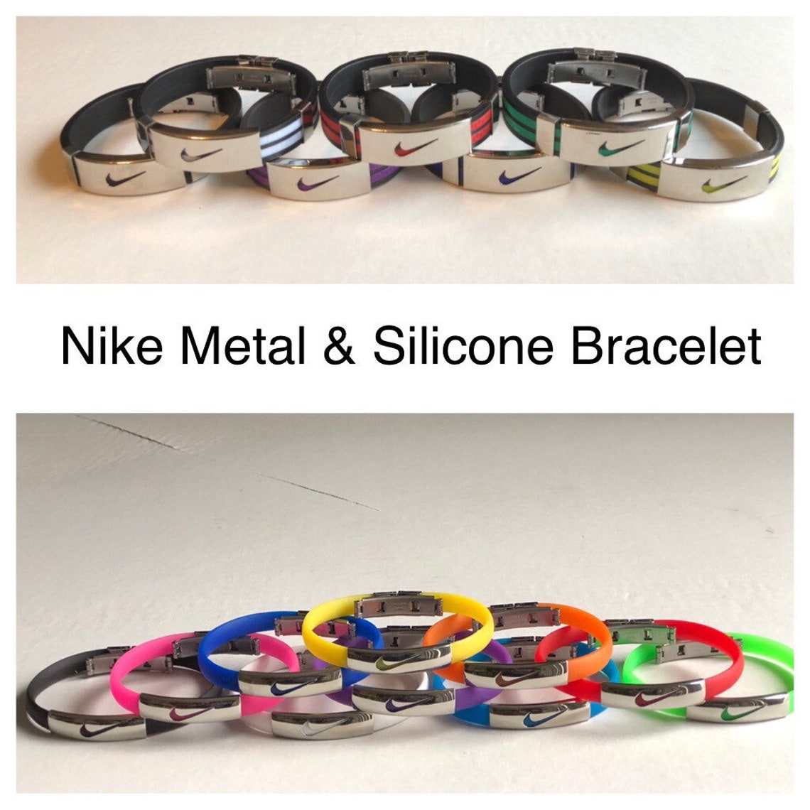 Nike Sport Baller Band Silicone Rubber Bracelet Wristband Cuff Etsy