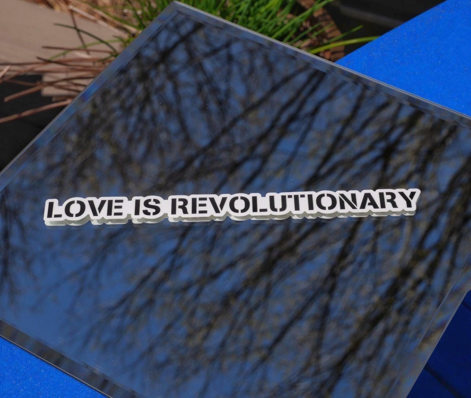 Revolutionary Sticker Vintage Army Stencil