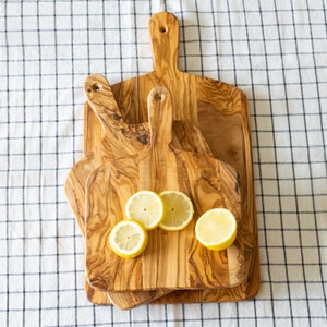 Olive Wood Cutting Board Set, Bulk Cutting Boards handmade, Olivewood Cutting Boards (+FREE Personalization & Wood Conditioner)