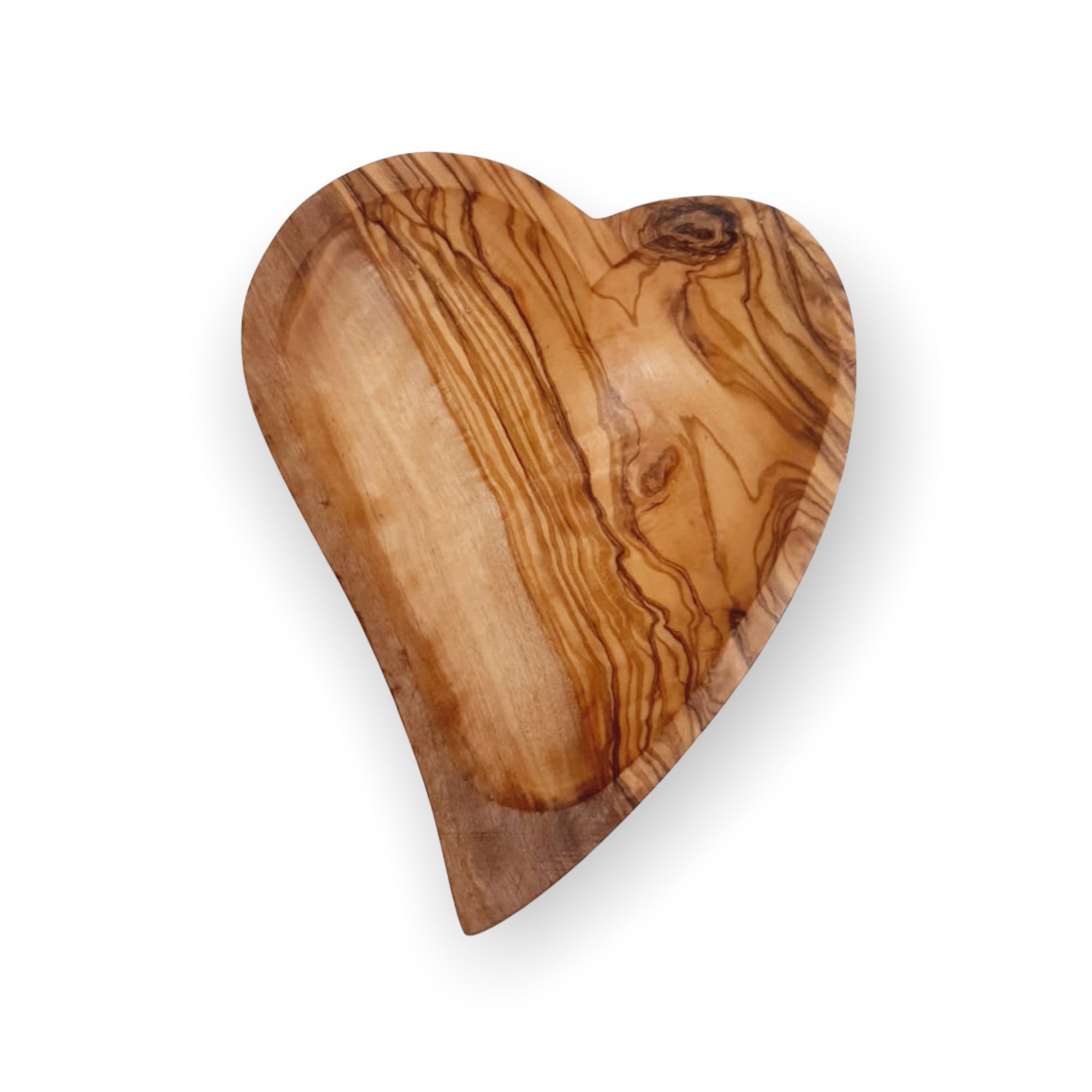 Acacia Wood Heart Plate