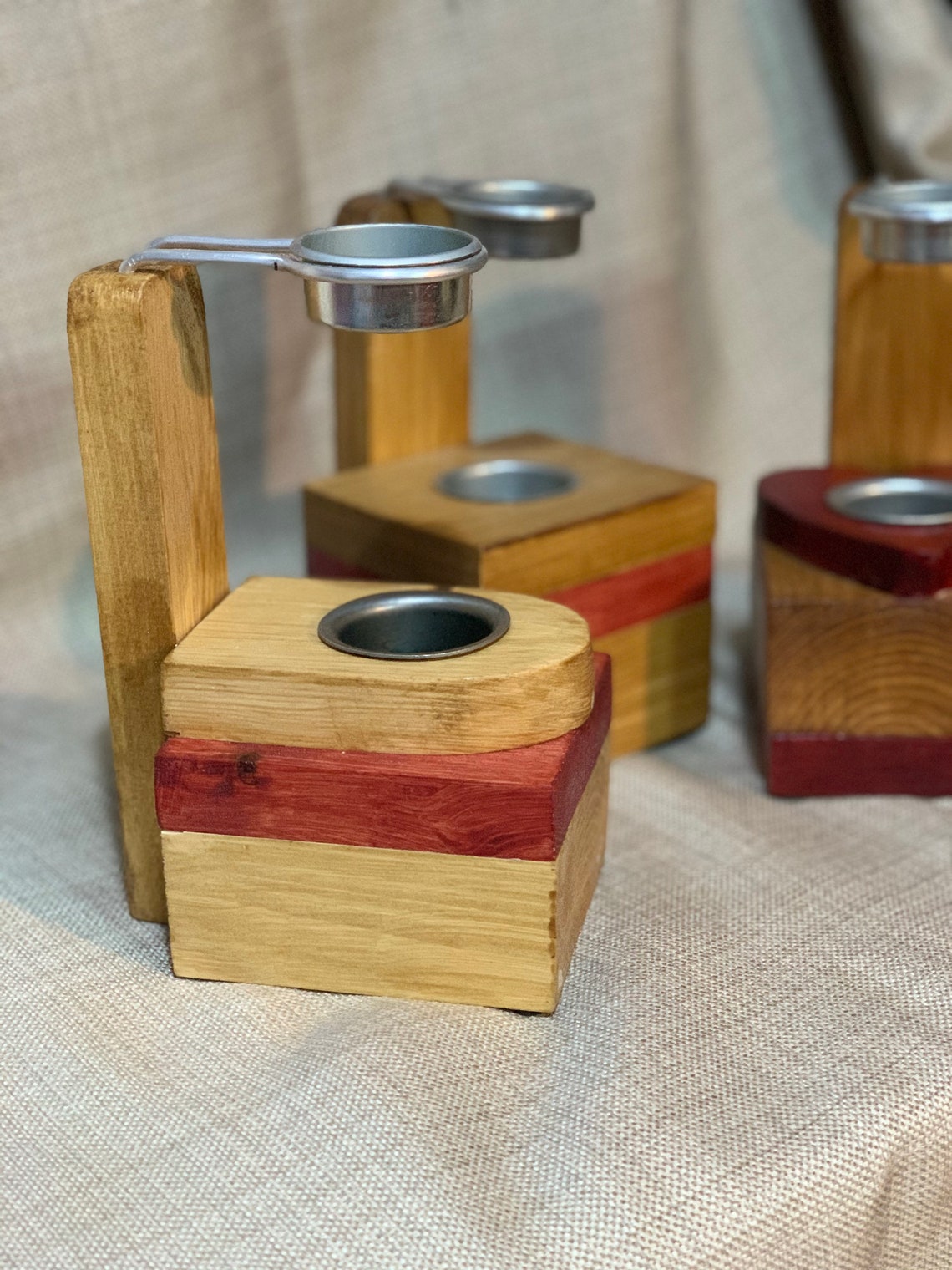 Hand made solid wood unique wax warmers our best seller Etsy