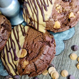 Chocolate Peanut butter cookies