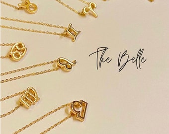 Zodiac Necklace Gold, Constellation Celestial Jewelry, Astrology Jewelry, Personalized Gift For Her, Valentine Gifts
