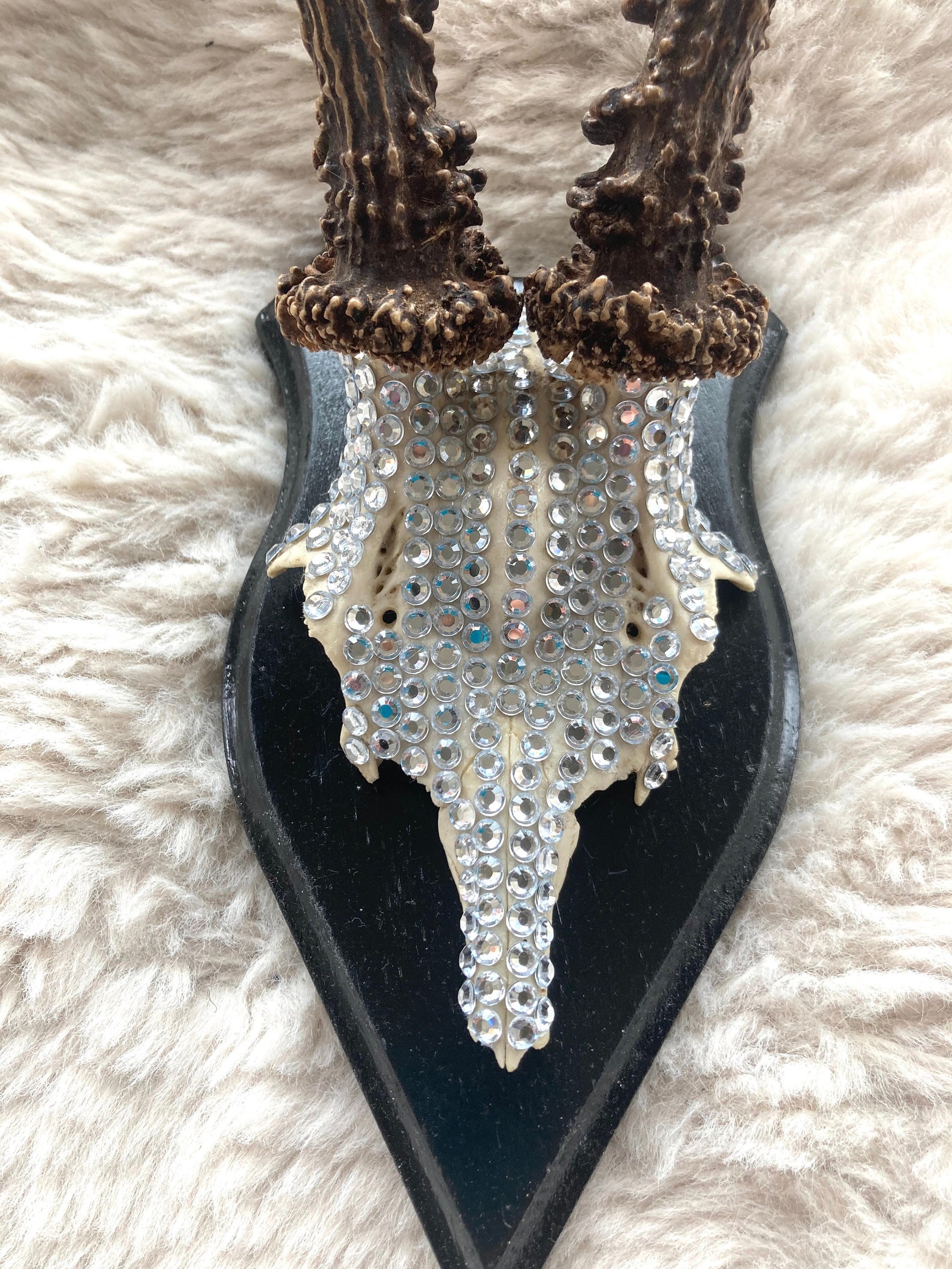 Crystal Covered Deer Crown Etsy Israel