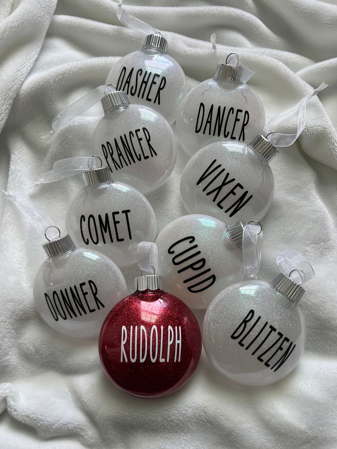 Rudolph and Friends Christmas Ornaments Etsy