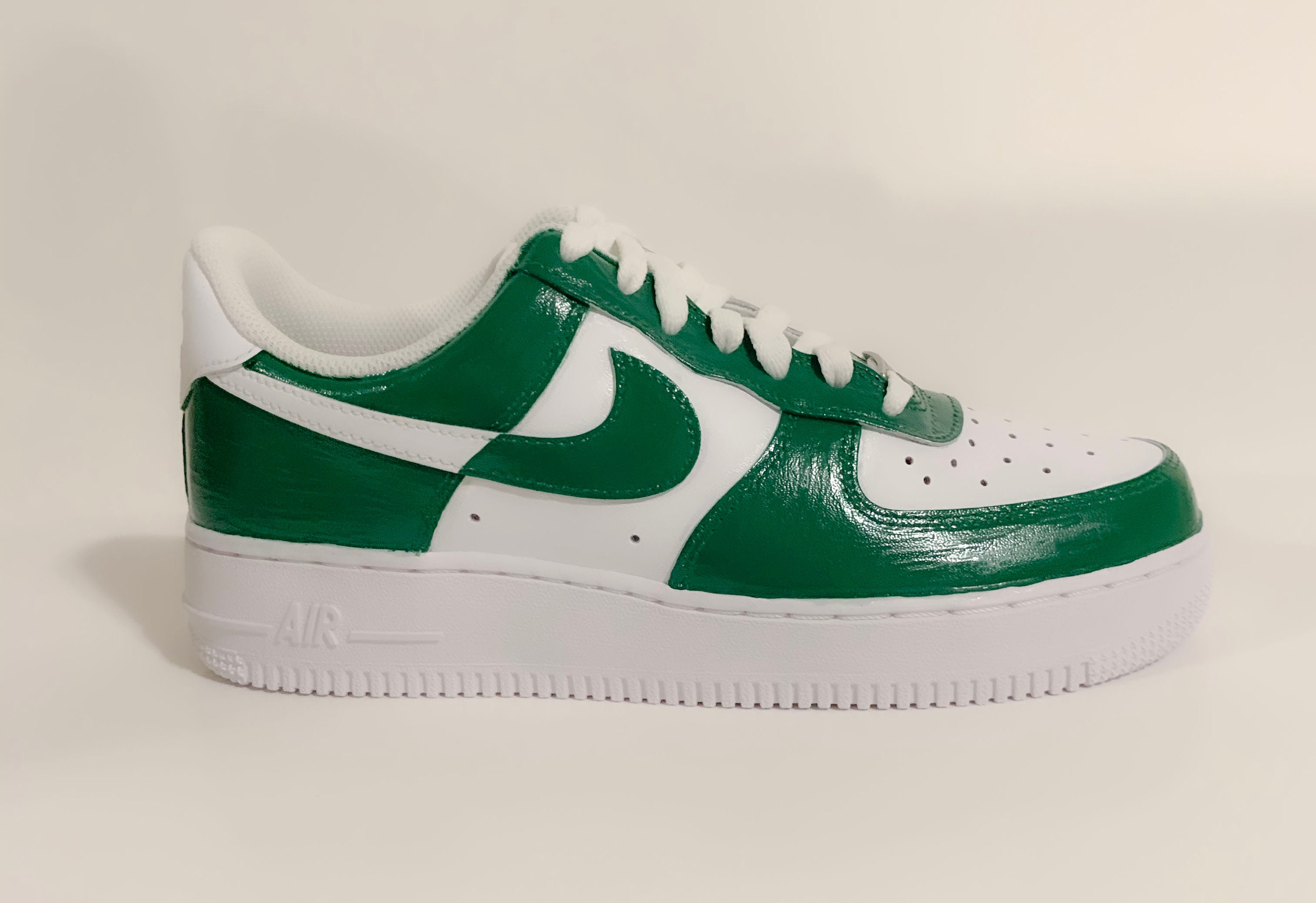 Dark Green Custom Nike Air Force 1 07' | Etsy