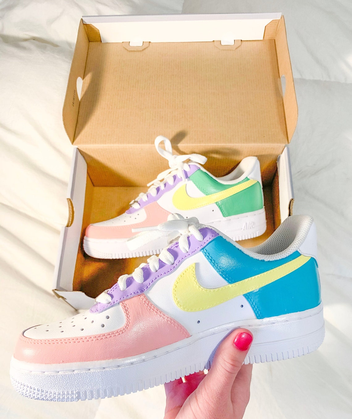 pastel painted air forces