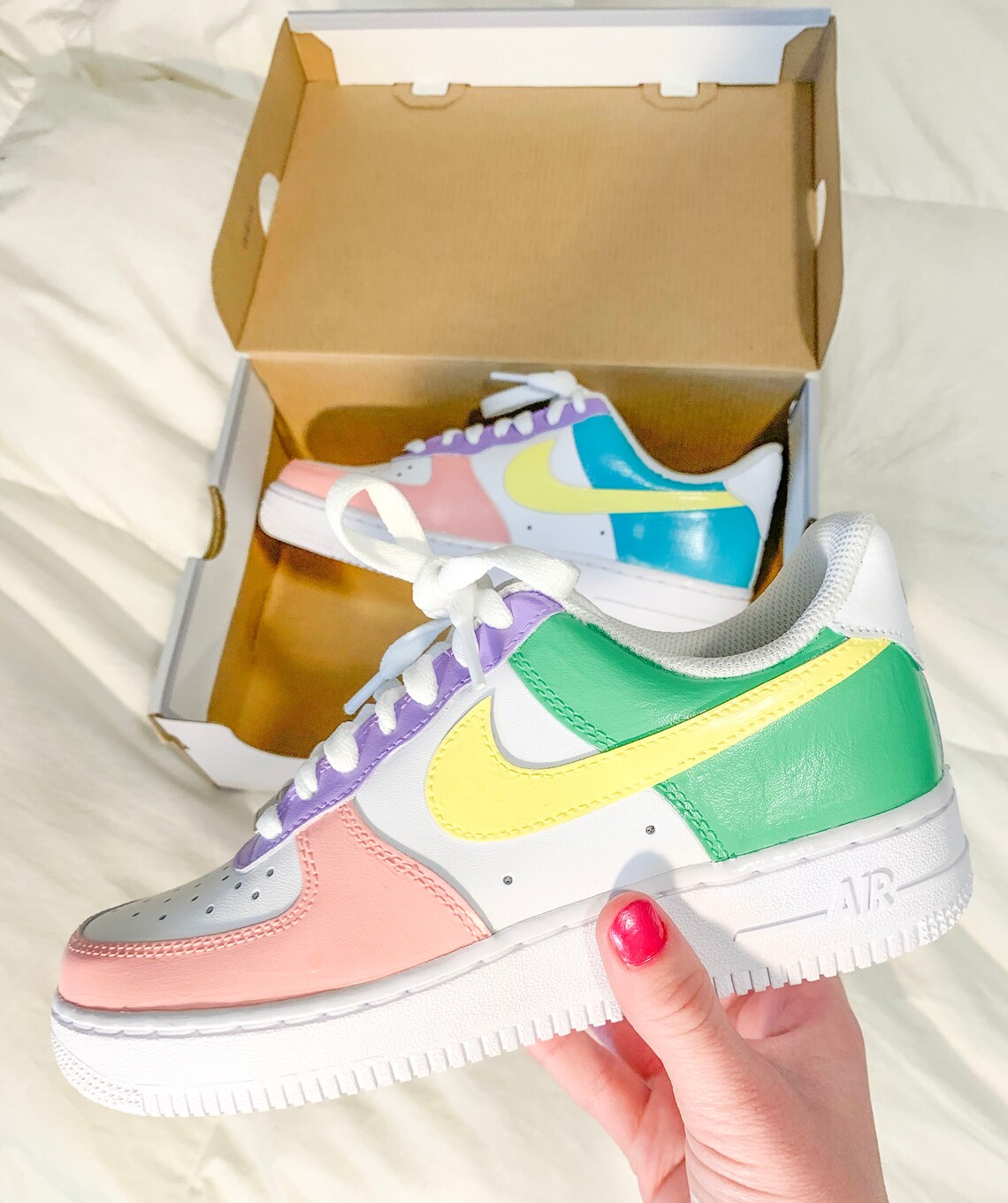 pastel painted air forces