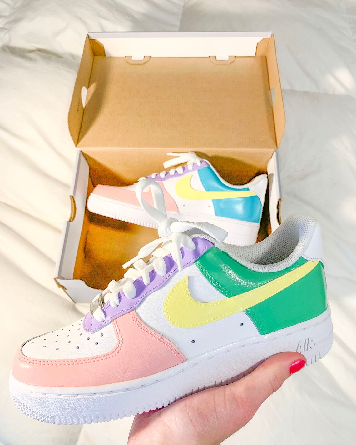 pastel painted air forces