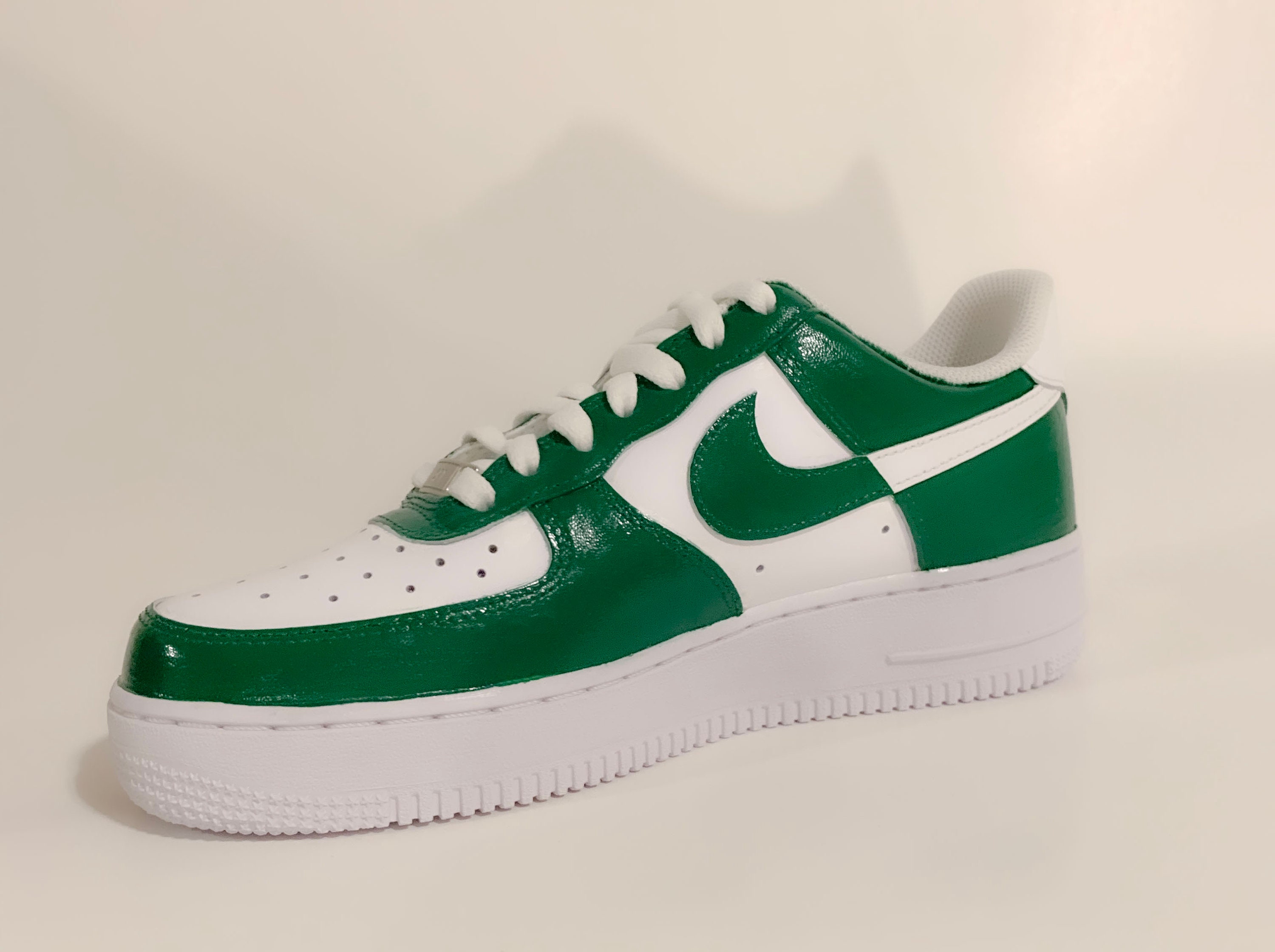 Dark Green Custom Nike Air Force 1 07 Etsy