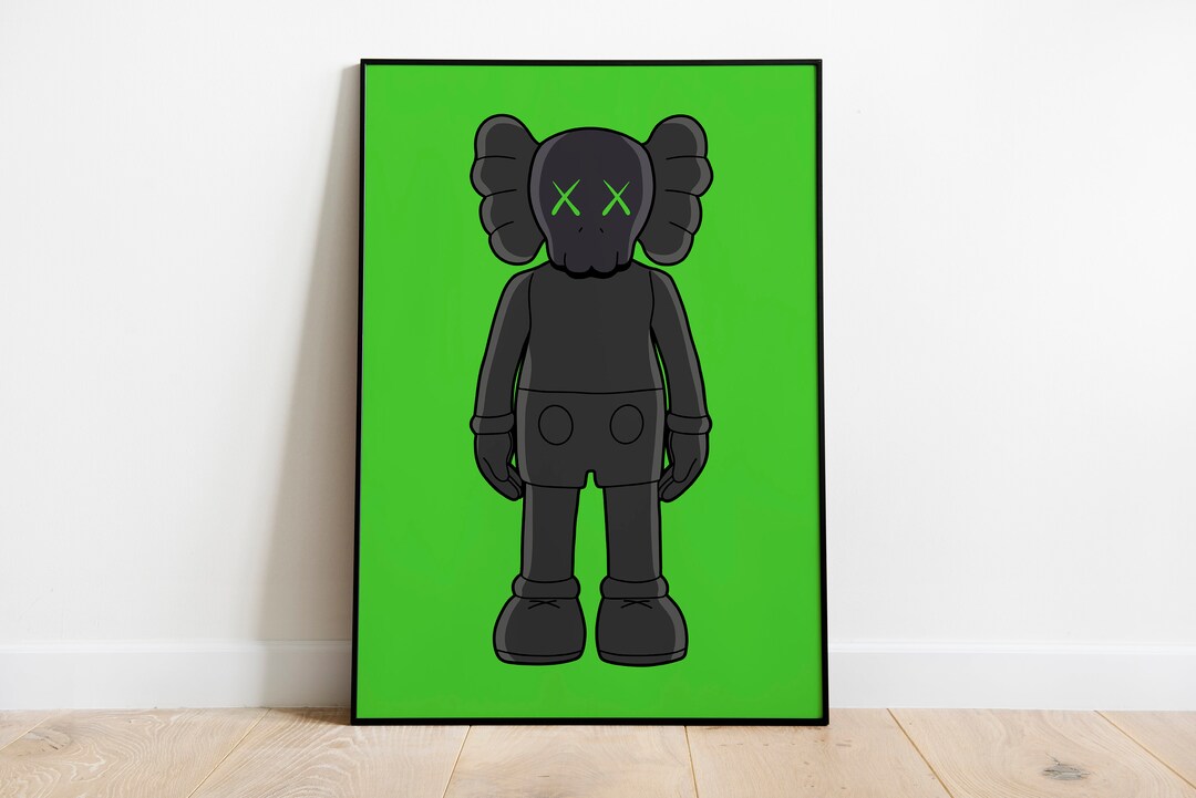 Kaws Poster Kaws Digital Art Kaws Wall Art Kaws Pop Art Etsy