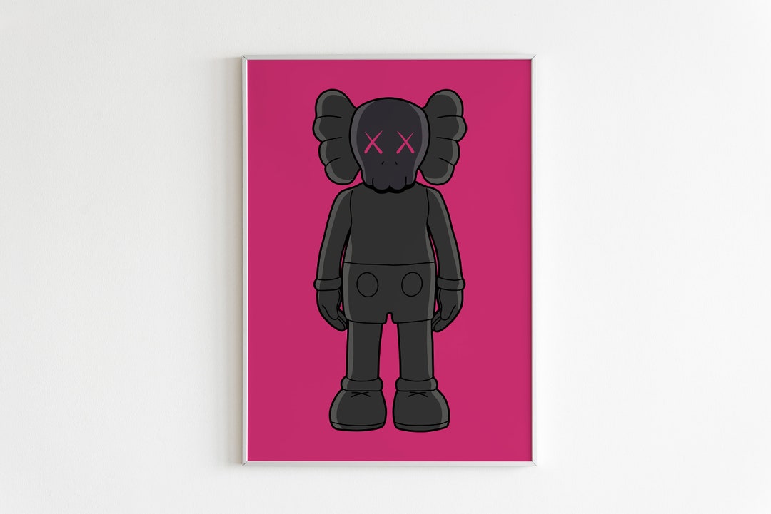 Kaws Poster Kaws Digital Art Kaws Wall Art Kaws Pop Art Etsy UK