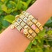 Vintage Style 9 Carat Gold Curb Link Chain Bracelet With Heart