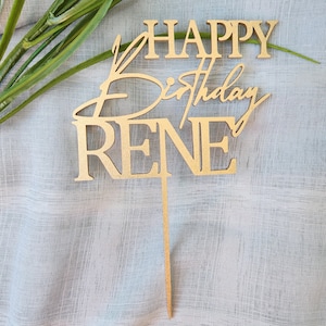 First Birthday Wood One Cake Topper One Sign 1st Birthday Cake-430145