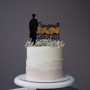 graduation cake topper
glitter cake topper