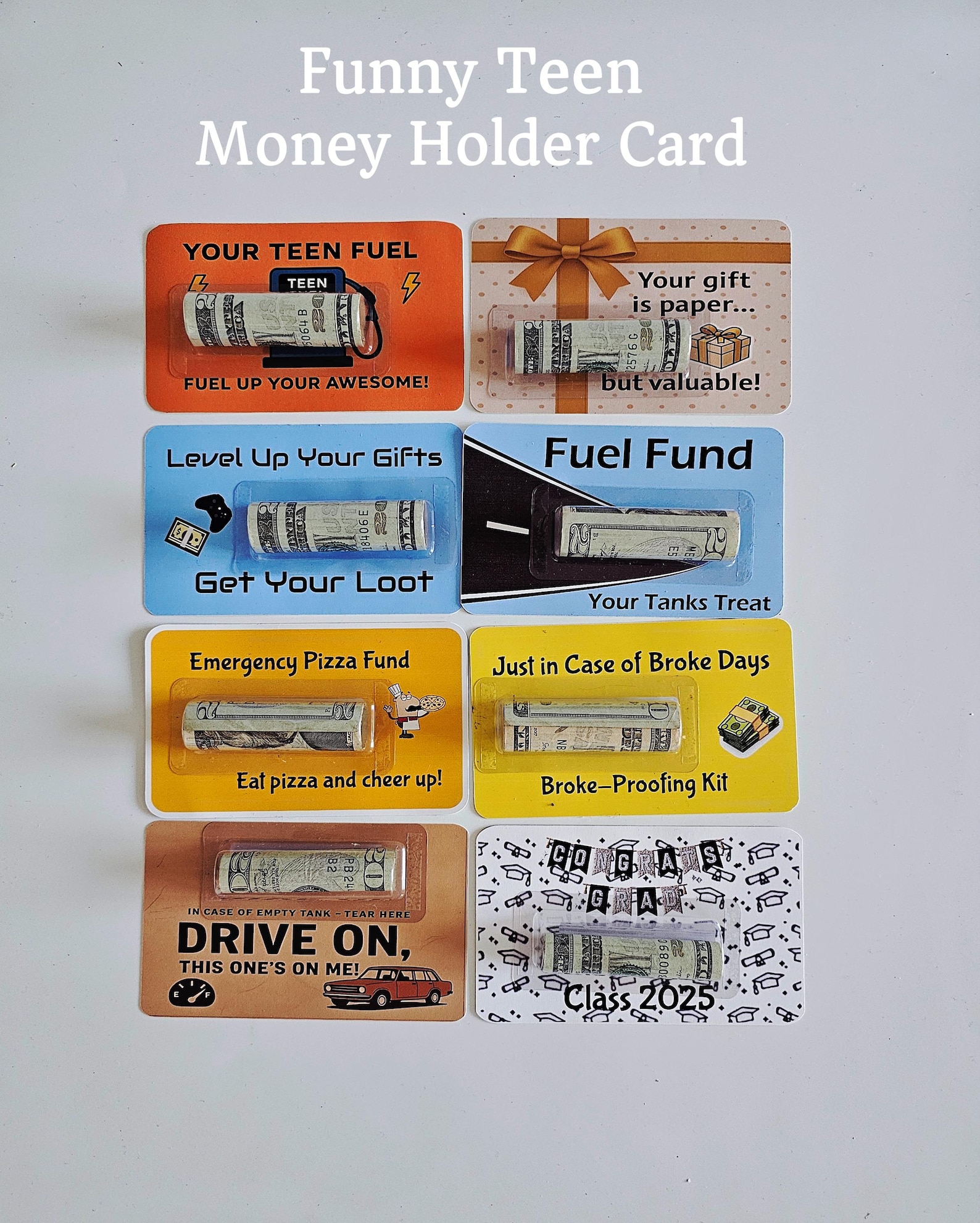 Funny Teen Money Holder Card: Gag Gift for Graduation, Birthday - Etsy