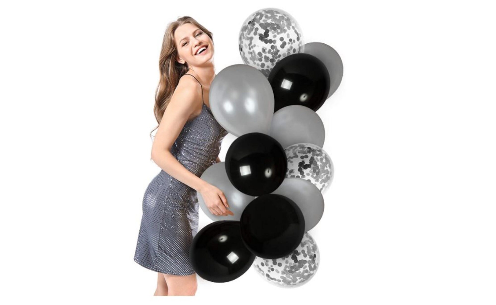 マタニティ balloon bolero one piece/blackblack Amazon.com: 110pcs Black Balloon 12 inch, Black Latex