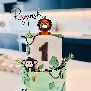 Benutzerdefinierte Name Geburtstag Cake Topper / Holz, Acryl Personalisierte Baby Shower Cake Topper / Holz, Acryl Name Cake Topper