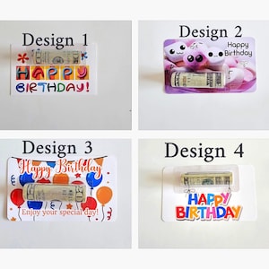 Porta soldi per compleanno, porta regali in contanti per adolescenti e adulti, biglietto regalo di buon compleanno, busta per regali in contanti, porta carte regalo