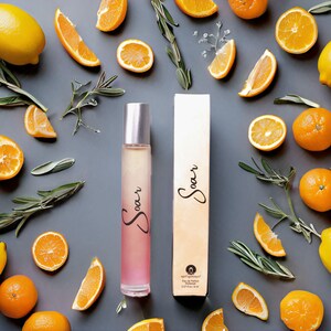 Soar Citrus Blend Perfume for Women, Handcrafted and Vegan