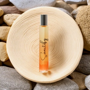 Palo Santo Bergamot Cedarwood All Natural Botanical Perfume Oil for Women | Woody and Unisex