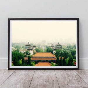 Forbidden City Poster Print, China Print, Photography Digital Print, Home Decor Wall Art, Travel Poster, Instant Digital Download
