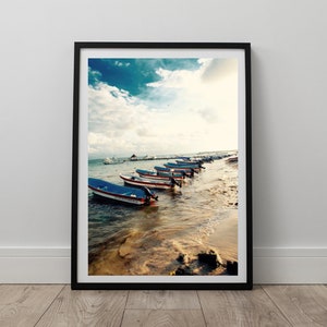 Sunset Poster Print, Mexico Wall Art, Beach Print, Travel Poster, Home Decor Wall Art, Photography Digital Print, Instant Digital Download