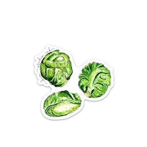 Brussels Sprout Sticker