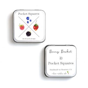 Note Cards Set of 40, Berry Basket Edition