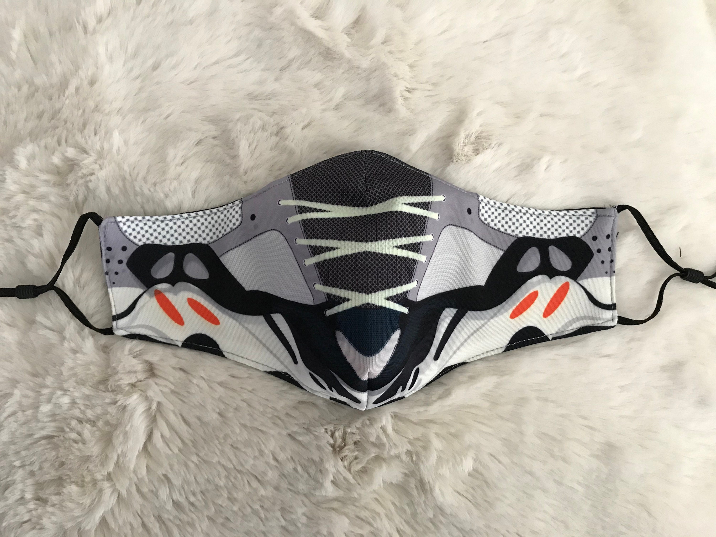 Adidas YEEZY Boost 700 Wave Runner Custom Sneaker Face Mask Etsy