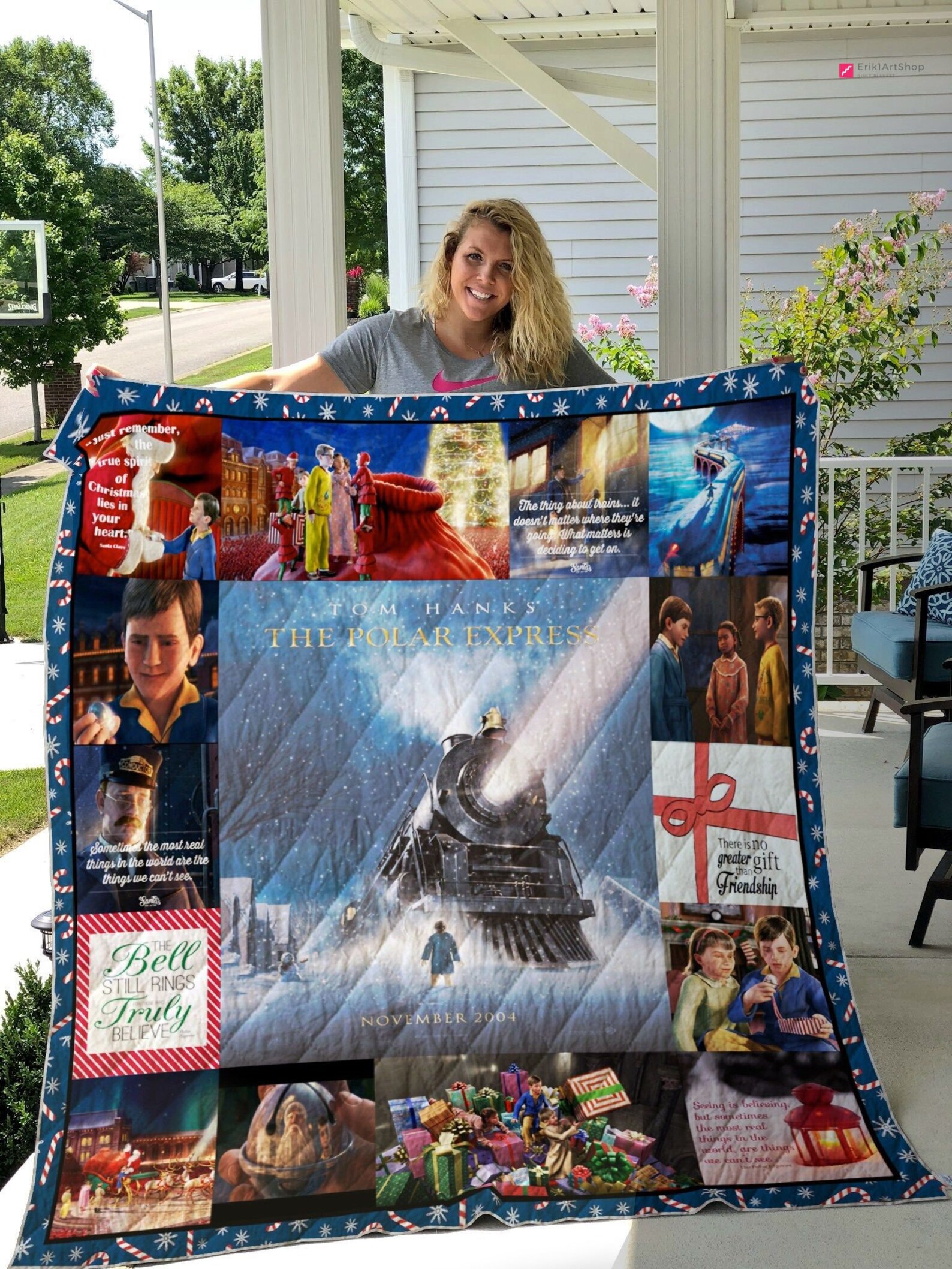 The Polar Express Style 2 Movie Fantasic Quilt Blanket Bedding Etsy