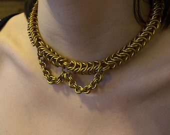 Gold Chainmail Choker