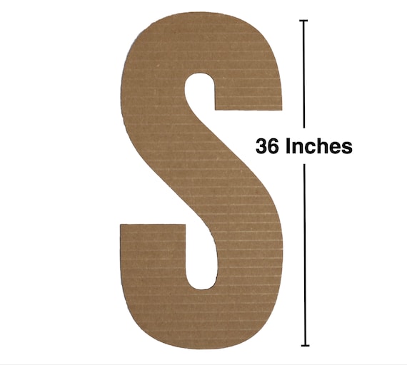 Large Cardboard Numbers Large Cardboard Letters Flat Cardboard