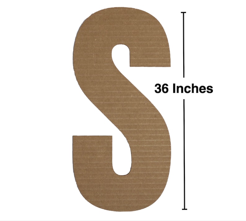 Large Cardboard Numbers Large Cardboard Letters Flat Cardboard Letters Perfect for Schools, Parties, and 2022 Weddings image 1