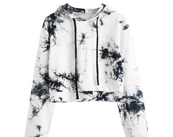 cropped designer hoodie