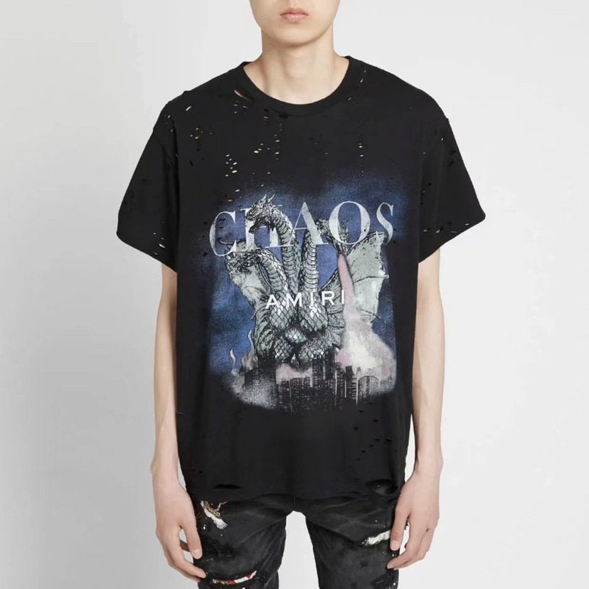 Amiri Chaos T Shirt | Etsy Norway