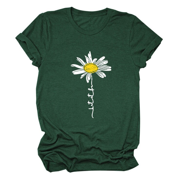 T Shirt Daisy Tee Shirt - Etsy 