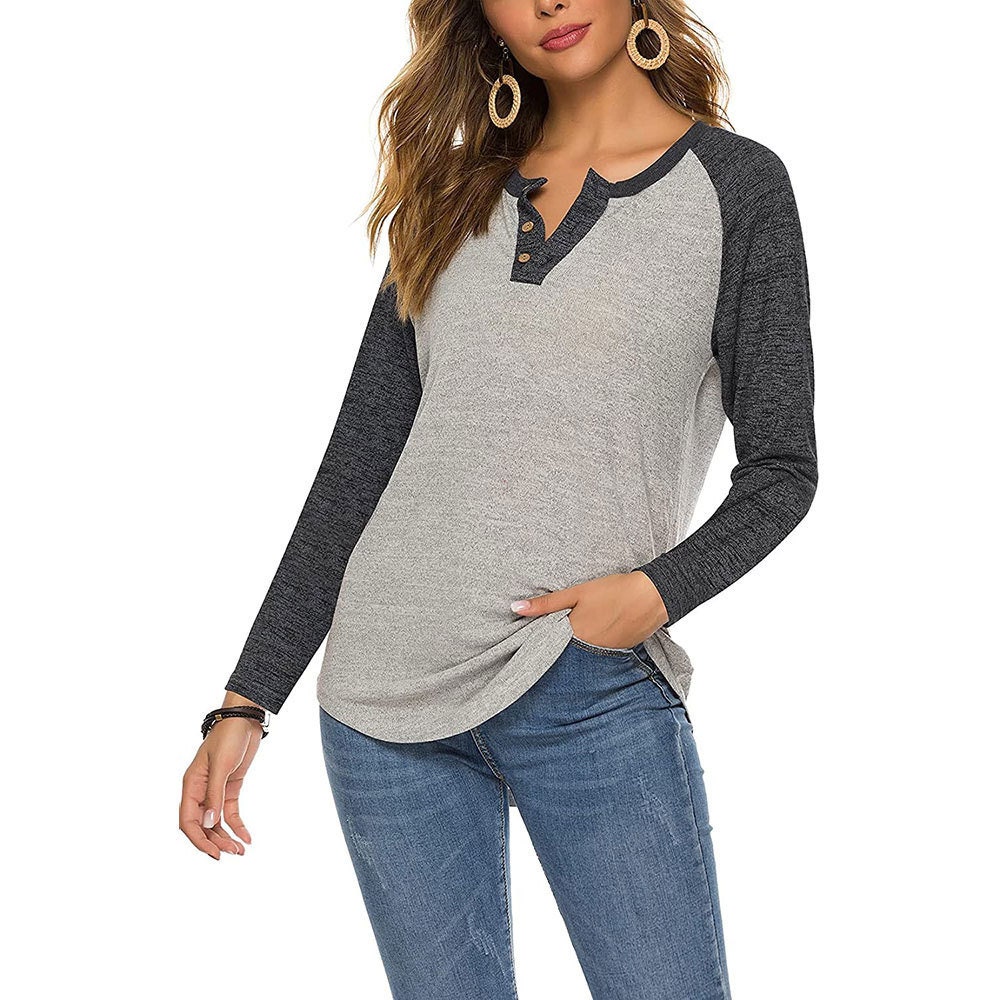 Womens Raglan Shirt Raglan Long Sleeve 