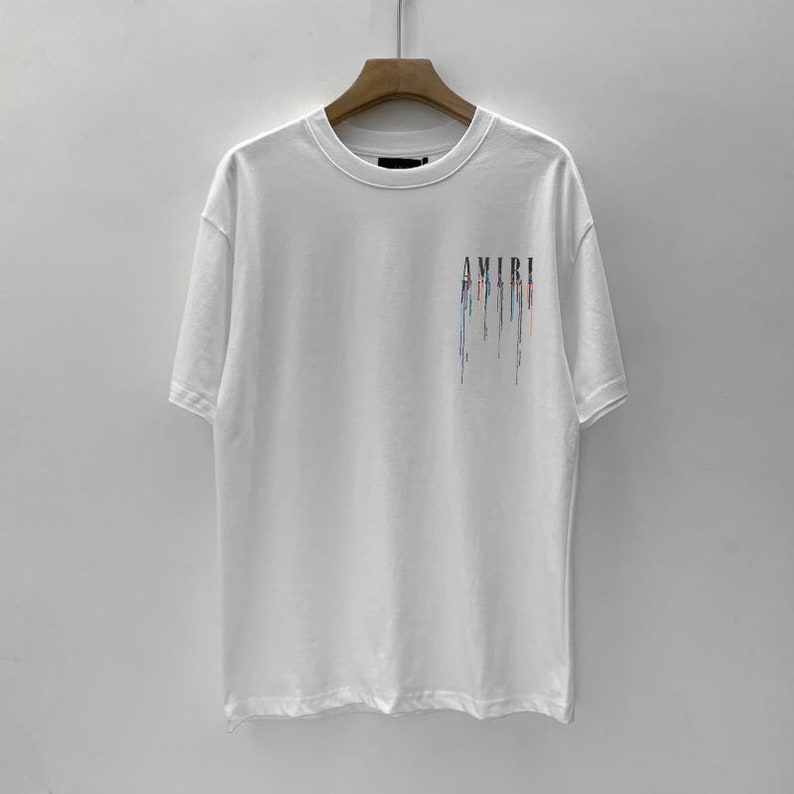 Amiri T-shirt Amiri Paint Drip Tee Shirt - Etsy India