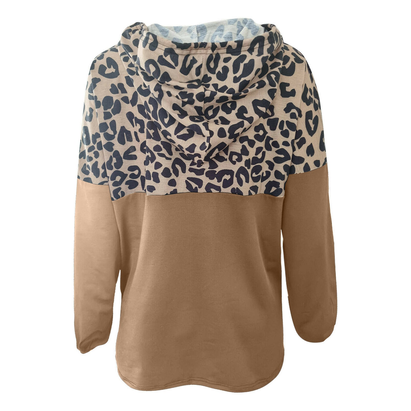 Leopard print hoodie womens Clearance