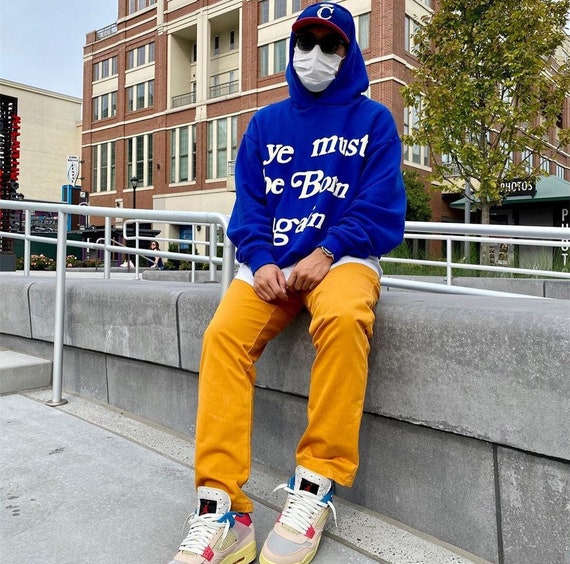 Sudadera con capucha de gran tamaño Kanye West Ye Must Be Born | Etsy México