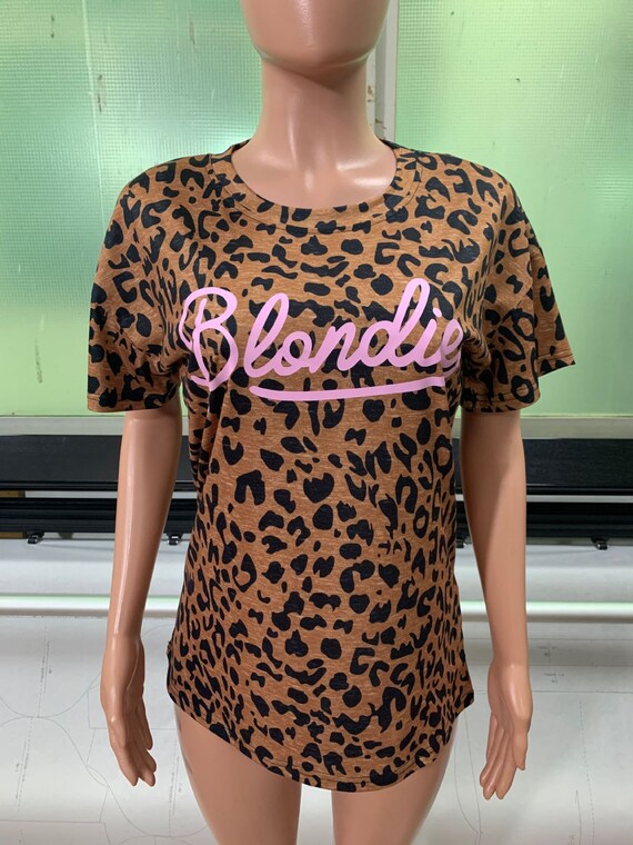 Blondie Leopard Tee Leopard Blondie T 
