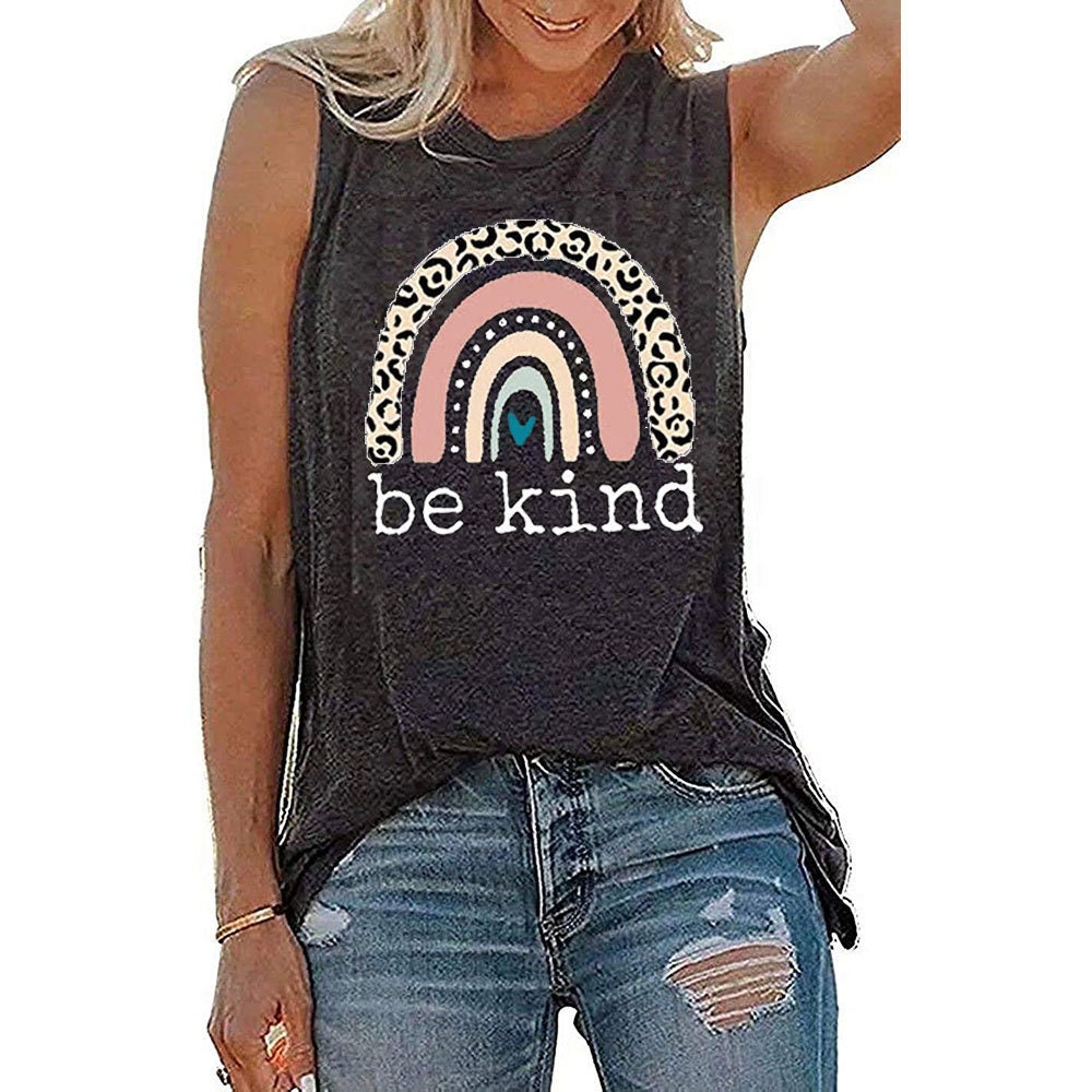 Be Kind Tank Top Womens Be Kind T Shirt Be Kind Rainbow T - Etsy