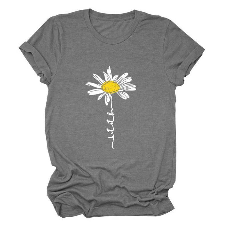 Womens Daisy T Shirt Daisy Print T Shirt Daisy Tee Shirt Etsy